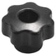 thumbnail image 1 of 10 Uds M6 perilla de rosca interna tornillo de plástico cabeza de estrella perilla de sujeción negro M6 X 25, 1 of 5