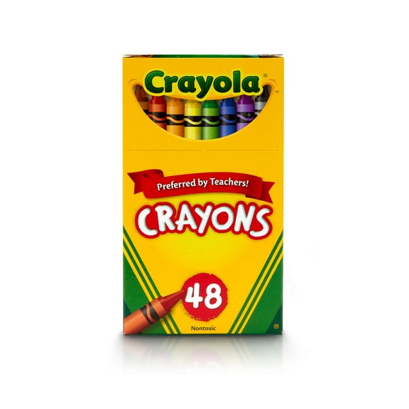 Crayola Crayons, 48 Ct, Back to School Supplies for Kids, Classroom Must Haves for Teachers, Arts & Crafts, Gifts for Kids, Ages 4, 5, 6, 7