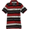 thumbnail image 1 of Ecko Unltd. Polo de rugby a rayas para hombre, rojo, mediano, 1 of 1