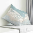 thumbnail image 3 of Blue Coastal Coral Pillow Covers 24x24 Inch Decorative Throw Pillow Cover, Summer Beach Ocean Abstract Art Sofa Pillowcases Accent Cushion Case Home Decor Bedroom Living Room, 3 of 6