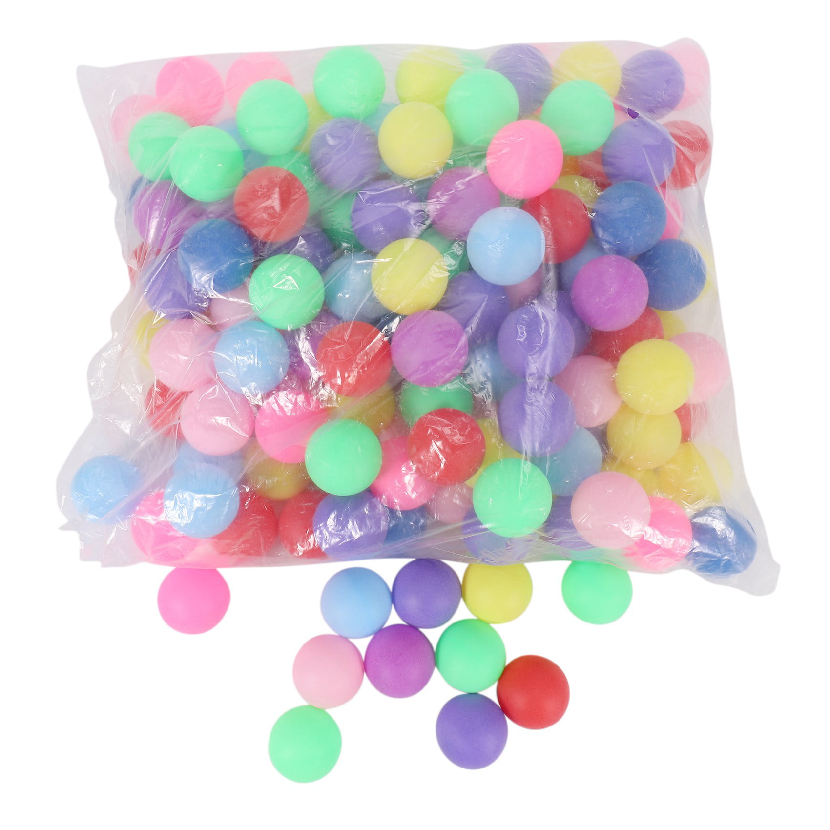 100/150Pcs Ping Pong Ball White & Orange Plastic Table-tennis Sports Toy Accesso 