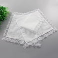 thumbnail image 3 of s de encaje de boda, suave, Paquete de 20 - s de para hombres y mujeres Baoblaze Pañuelo de algodón blanco, 3 of 8