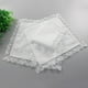 thumbnail image 3 of Pañuelo de 20 pañuelos de algodón blanco pañuelo cuadrado de bolsillo para hombres mujeres 23x25cm Sunnimix Pañuelo de algodón blanco, 3 of 8