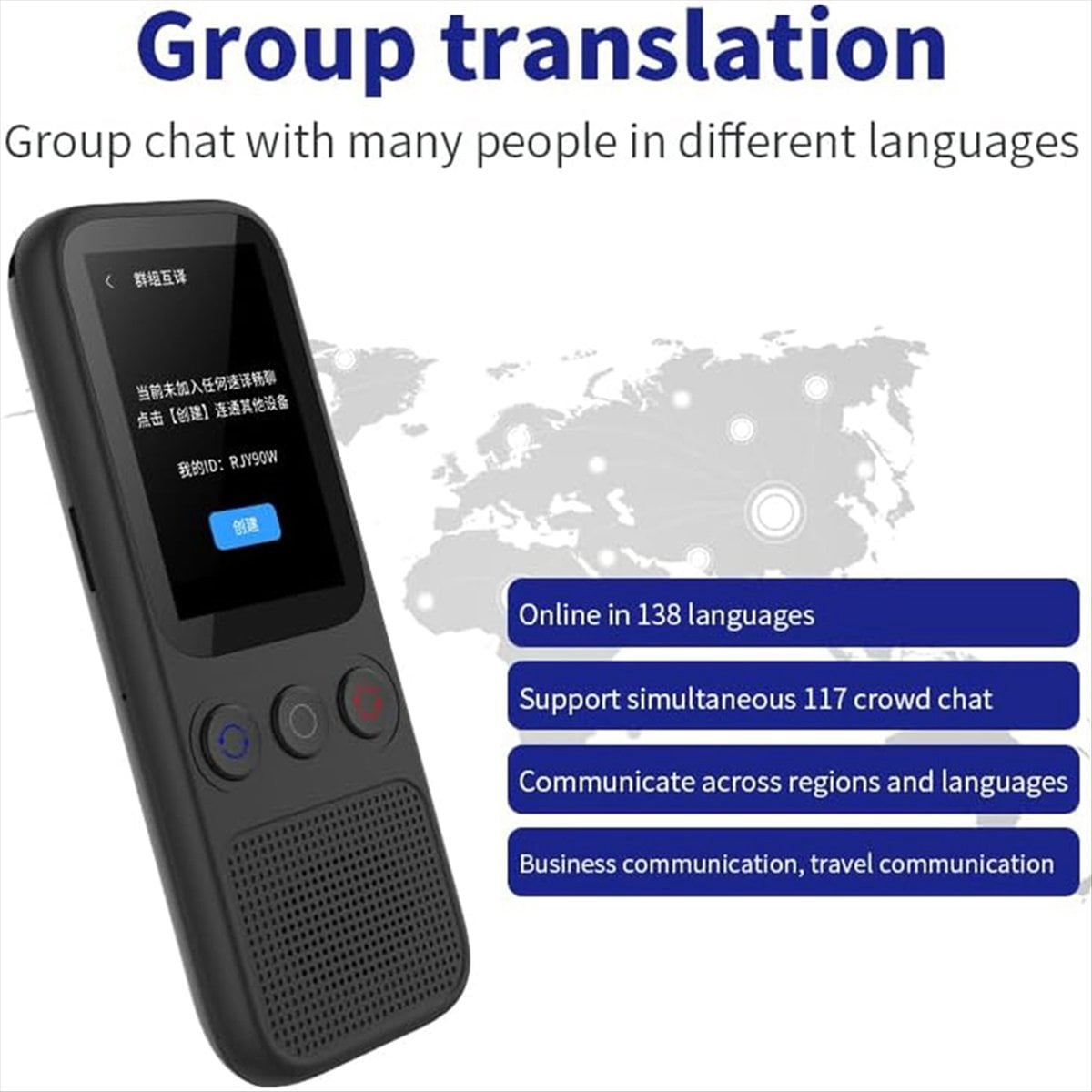 Language Translator Device, Instant Offline Language Translator Device Support 138 Languages, Voice Translator Offline
