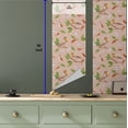 thumbnail image 5 of Ambesonne Birds and Nature Peel & Stick Wallpaper for Home, Winged Animals Art, 13"x36", Fern Green Vermilion, 5 of 5