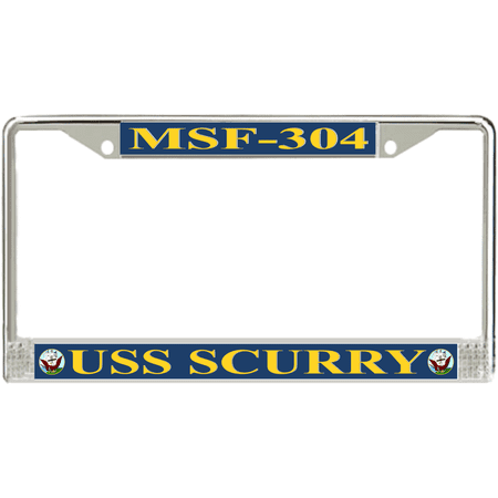 USS Scurry MSF-304 License Plate Frame