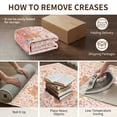thumbnail image 6 of KoshiMe Washable Area Rug 8'x10', Non-Slip Soft Vintage Distress Floral Rugs for Living Room, Stain Resistant Low Pile Medallion Carpet for Dining Room Office, Light Pink Colorful, 6 of 9
