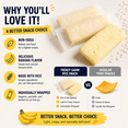 thumbnail image 5 of Milk Classic Banana Rice Snack, Individually Wrapped Korean Crispy Rice Crackers, Non-Fried Sweet Snack, Light Crunchy Texture, 16 Sticks, 8.53 oz, 5 of 6