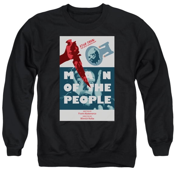 Star Trek Tng Season 6 Episode 3 Adult Crewneck Sweatshirt Black