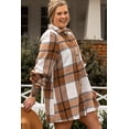 thumbnail image 4 of FOLUNSI Flounce Sleeve Dress: Modern Khaki - Fit & Comfort, 4 of 8