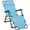 Blue, variant on Spaco Folding Lounge Chair with Adjustable and Ergonomic Design, Oxford Fabric Metal Frame Outdoor Pool Sun Lounger Lounge Chair 120°/180°, Brown