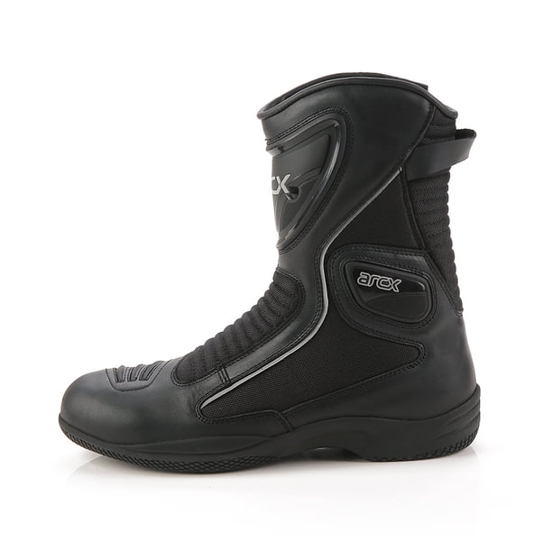 Botas de moto elegantes: diseño clásico, cómodas y transpirables, adecuadas tanto para desplazamientos diarios como para conducción informal.,Negro,37