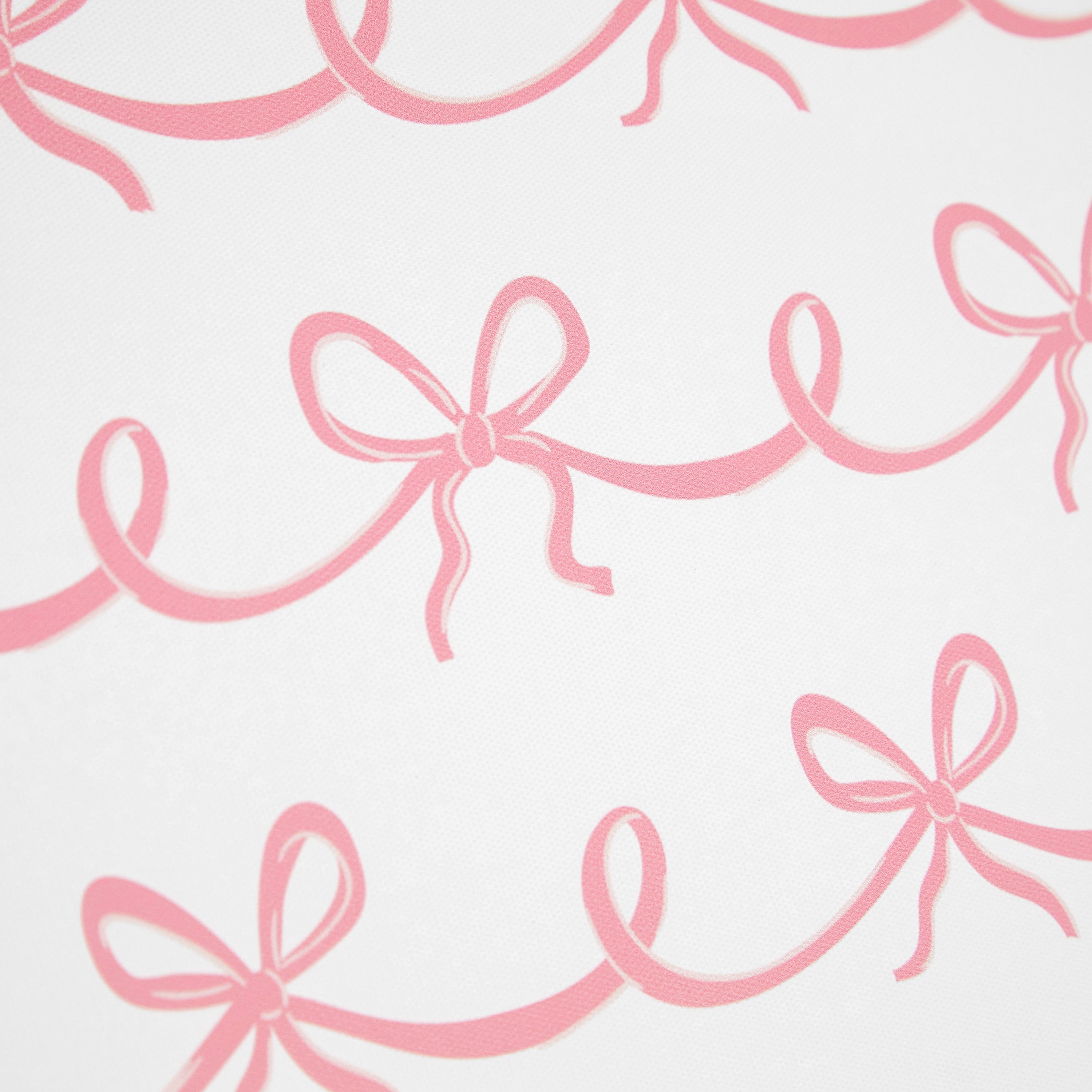 Urban Shop Dorm Bulletin Board, 24" x 16", Pink, Ribbon Print, Decorative Bow & Pearl Push Pins Included