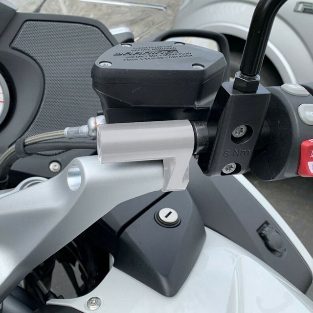 Ruiboury Handle Bar Risers Handlebar Riser Motorcycle Riser For Handlebar Smooth Line 1Set