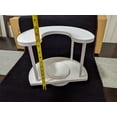 thumbnail image 2 of Two Tier Organizer Wood Lazy Susan for Countertop Spinner Turntable -Pure White, 2 of 6