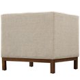 thumbnail image 2 of Armchair Accent Chair, Beige, Fabric, Mid Century Living Lounge Cafe Lobby Hospitality Restaurant, Modern Contemporary HB32722, 2 of 5