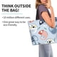 thumbnail image 2 of Balery Cute Chameleons On Blue Bolsa Tote Estilo Estético con Cremalleras, Bolsa de Hombro, Bolsa de Compras Grande y Plegable, 2 of 8