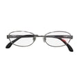 thumbnail image 2 of NEW PUMA 15420 MENS/WOMENS DESIGNER FULL-RIM SILVER / IVORY ADULT SIZE UPSCALE FRAME DEMO LENSES 49-17-135 FLEXIBLE HINGES EYEGLASSES/EYEWEAR, 2 of 9
