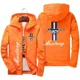thumbnail image 4 of Chaqueta con capucha con estampado de logotipo de coche Ford Mustang para hombre, rompevientos informal, ropa para exteriores, primavera y otoño, nueva moda, 4 of 5