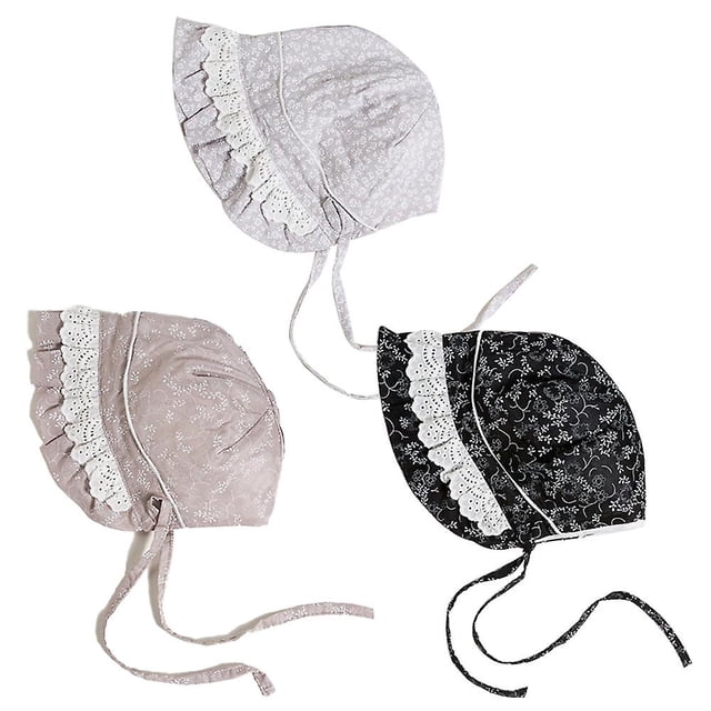 S Gorro bonito para nacimiento de niña, gorro de algodón suave para recién nacido, para niñas de 3 a 6 meses, talla S