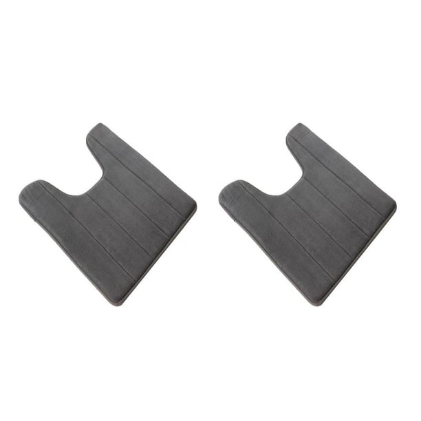 Cateissary Alfombrilla de baño en forma de U, absorbente de agua, antideslizante, elástica, agradable a la piel, alfombrilla de baño, alfombrilla de Type5 NO5 Cateissary CBP076504
