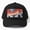 Black, variant on War of the Future Part 3 Baseball Hat, Futuristic Battle Series Graphic Design, Classic Cap