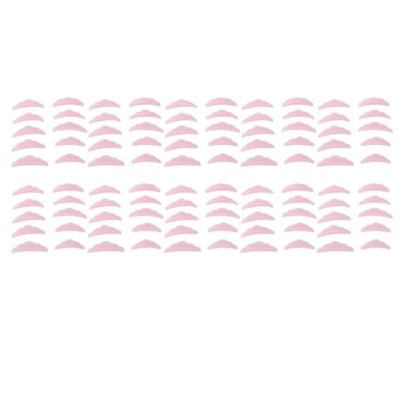 50 Pairs Lash Lift Rods Soft Reusable Silicone Eyelash Curl Lifting Shield Makeup Beauty Tool for All Eye Shapes
