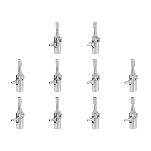 Válvula de neumático de chuck de neumáticos infladores de 6 mm para una manguera de aire del vehículo de 5-6 mm (metal completo)