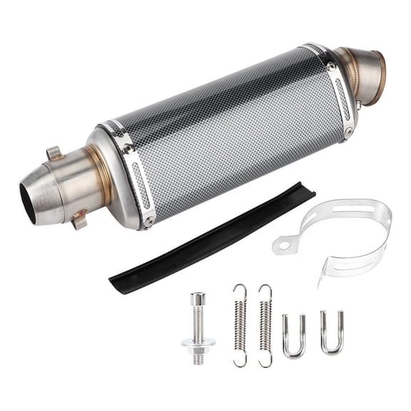 Applicable to 51mm Carbon Fiber Exhaust Pipe for Motorcycle and Scooter