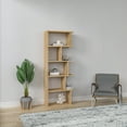 thumbnail image 2 of Ada Home Decor 5 Shelf Bookcase Multiple Tier Open Shelf Modern book Case, Oak, 2 of 7