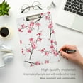 thumbnail image 5 of FMSHPON Cherry Blossom Clipboard Hardboard Wood Nursing Clip Board and Pull for Standard A4 Letter 13x9 inches, 5 of 8
