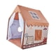 thumbnail image 4 of Jugar la tienda de campaña Indoor Playhouse Decoración de la sala plegable Interior al aire libre Princesa Tienda de juego para parques niños y niñas Marrón, 4 of 10