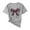 Gray, variant on CHUMUD 4th of July Shirts for Women American Flag Bow Graphic Tee USA Red White Blue Top Patriotic Crew Neck T Shirt
