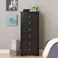 thumbnail image 3 of Home Square 3-Piece Set with Storage Bed 6-Drawer Chest Tall 2-Drawer Nighstand, 3 of 13