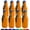 Neon Orange, variant on Big Ol' Zipper Bottle Cooler Sleeve with Bottle Opener