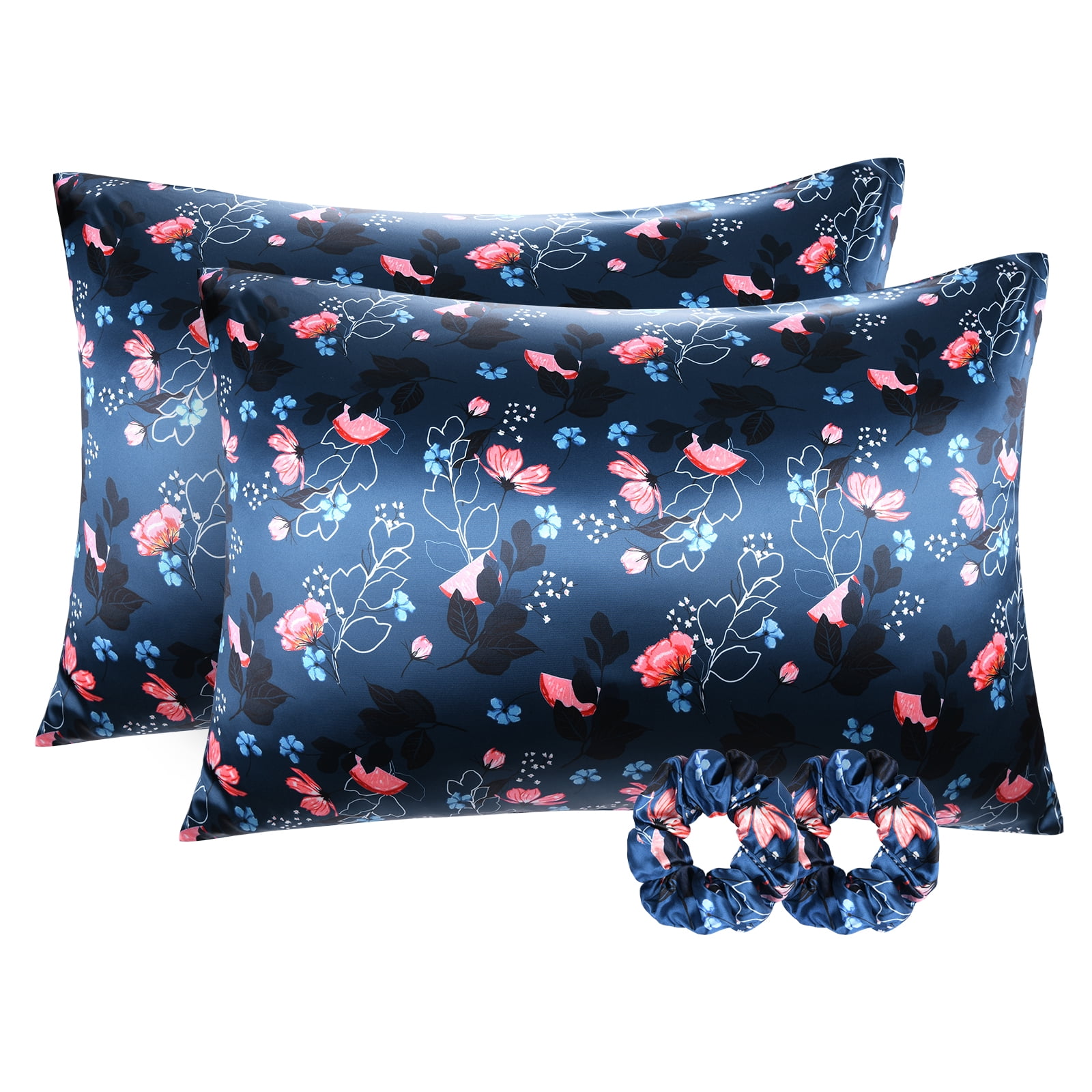 YANIBEST Satin Pillowcase for Hair and Skin Care 2 Pack Silk Pillowcase