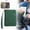 Green, variant on Passport Holder,RFID Blocking Passport Holder Wallet,PU Leather Zipper Travel Document Organizer,6.1"×4.33"×1.18",1PC,Red