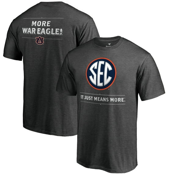 Men's Ash Auburn Tigers SEC Means More T-Shirt