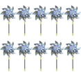 thumbnail image 1 of ZheElen 10pieces Reflective Windmill Garden Protector Scare Birds Away angle, keeping your Effortlessly, 1 of 6