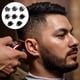 thumbnail image 2 of Kit de peluquería de 8 piezas en negro con soporte, peines de posicionamiento y peines limitadores para uso en peluquerías y barberías, 2 of 8