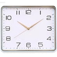 thumbnail image 1 of Square Wall Clock, Simple and Fashionable Home Clock, Wall Clock, Versatile Wall Clock, Suitable for Living Room, Study, Office, 1 of 5