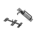 thumbnail image 5 of Renovator's Supply Black Wrought Iron Door Latches Thumb Lock Two Sided Gate Latch Locks, 5 of 9