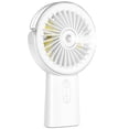 thumbnail image 1 of Otlonpe Ventilador portátil con niebla, ventilador de mano recargable de 4000 mAh, funciona con pilas, ventilador de pulverización de agua, pequeño ventilador personal de mano, banco de energía para v, 1 of 5