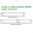 thumbnail image 3 of 4 Barras para Refrigerador RV de 12,44-22,63 Pulgadas, Varillas de Tensión Ajustables de Acero Inoxidable para Refrigerador RV, Accesorios para Refrigerador RV, 3 of 5