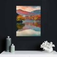 thumbnail image 4 of Creowell Relaxing Wall Art Nature Canvas North Carolina Grandfather Mountain Pictures Price Lake Blue Ridge Parkway Paintings Landscape Artwork Home Decor for Living Room Framed 16x20 in/12x16 in, 4 of 4