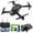 Black, variant on Drone With 1080P FPV Camera Altitude Hold Trajectory Flight 4CH Remote Control Quad Headless Mode WiFi FPV With App Control Foldable Arms 24Ghz Transmission Up To 10 Minutes