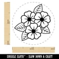 thumbnail image 2 of Violet Flowers Bouquet Rubber Stamp for Scrapbooking Crafting Stamping - Medium 1 Inch, 2 of 7