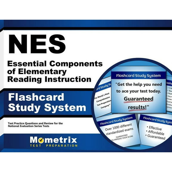 NES Essential Components of Elementary Reading Instruction Flashcard Study System : NES Test Practice Questions & Exam Review for the National Evaluation Series Tests (Cards)