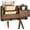 Brown, variant on Rebee Vision Key and Mail Holder Wall Mount - Mail Organizer Wall Mount with 7 Hooks and Mail Sorter (Black,16inch)