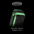 thumbnail image 5 of Casemaster Plazma Plus Dart Case Black with Green Zipper and Phone Pocket, 5 of 10